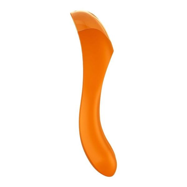Satisfyer - candy cane vibrador dedo naranja