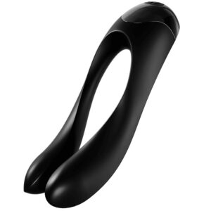 Satisfyer - candy cane vibrador dedo negro