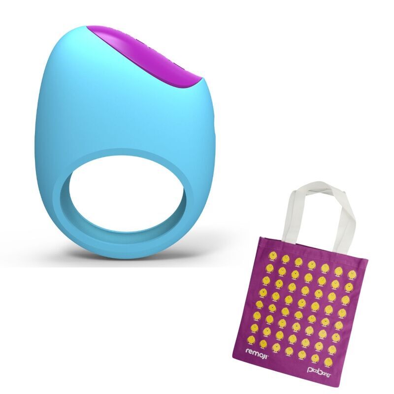 Picobong remoji lifeguard anillo vibrador app lifeguard azul