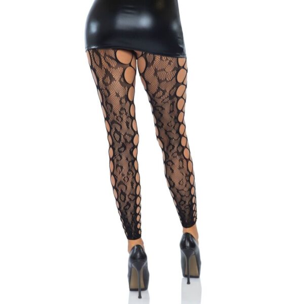 Leg avenue - footless crothless tights one size