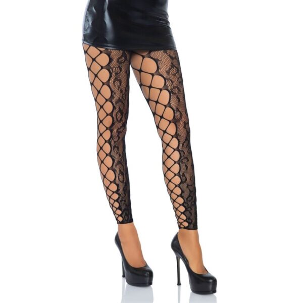 Leg avenue - footless crothless tights one size