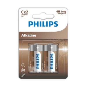 Philips - alkaline pila c lr14 blister*2