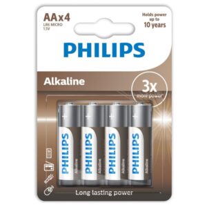 Philips - alkaline pila aa lr6 blister*4