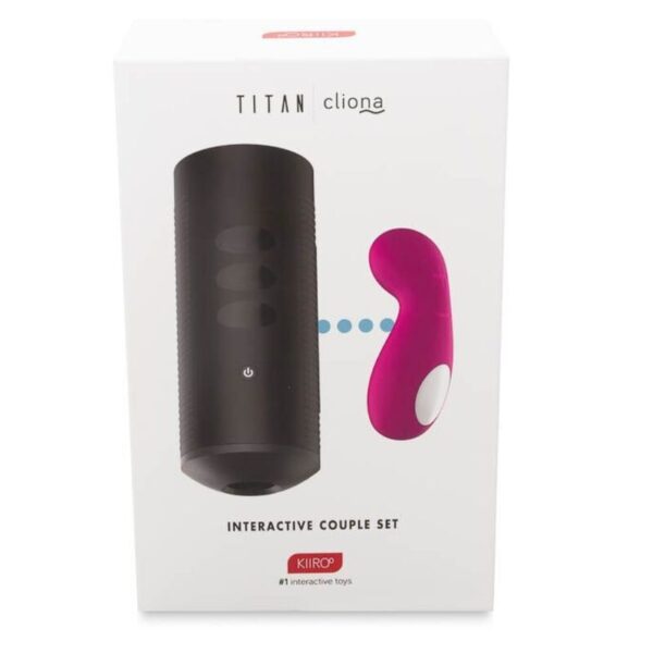 Kiiroo - titan y cliona set parejas lila