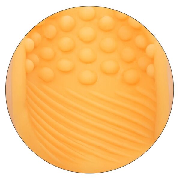 Calexotics - beaded grip masturbador texturado naranja