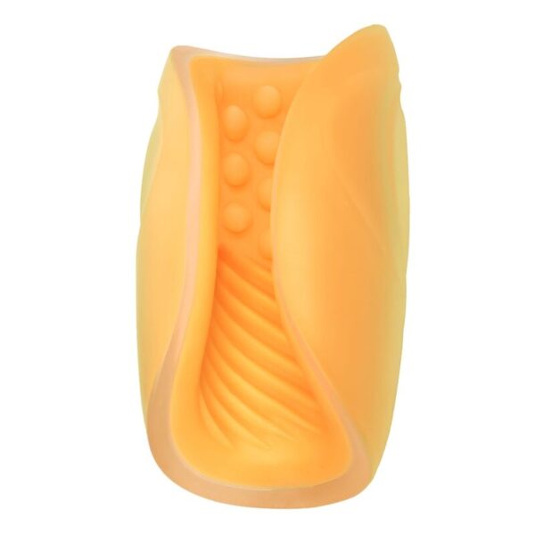 Calexotics - beaded grip masturbador texturado naranja