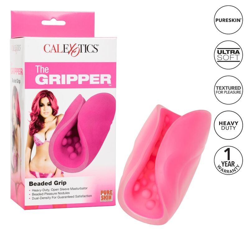 Calexotics - beaded grip masturbador texturado