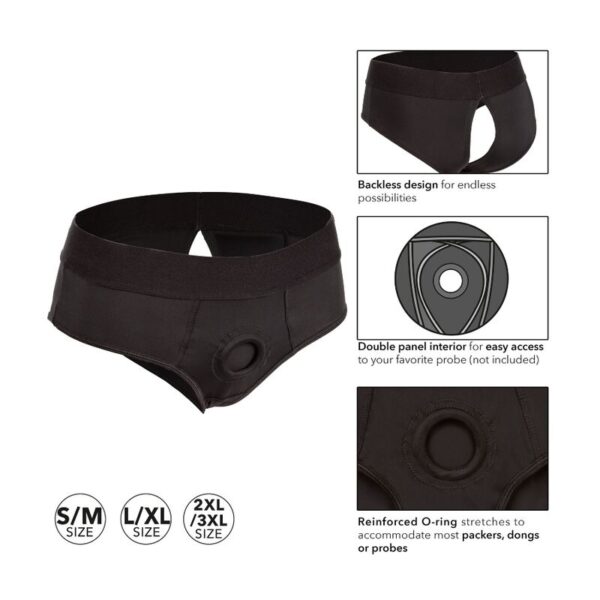 Calexotics - boundless arnes-calzoncillo con abertura trasera xxl/xxl