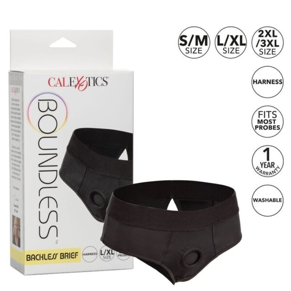Calexotics - boundless arnes calzoncillo con abertura trasera l/xl