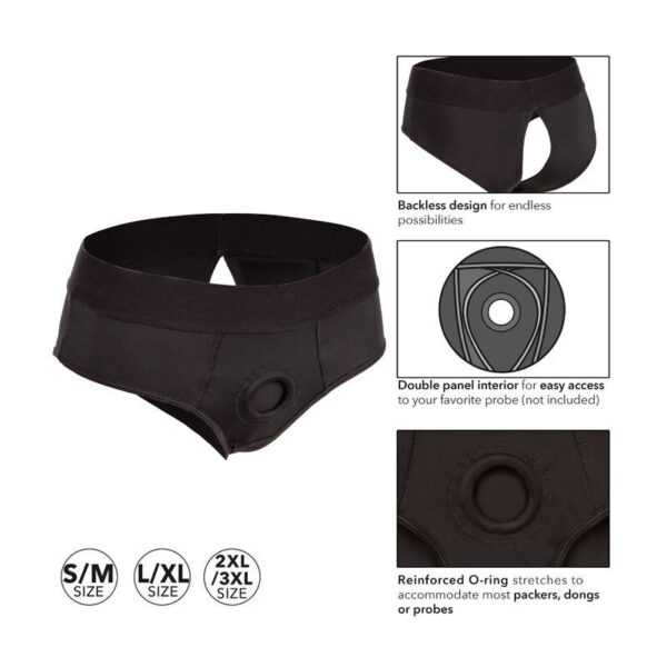 Calexotics - boundless arnes calzoncillo con abertura trasera s/m