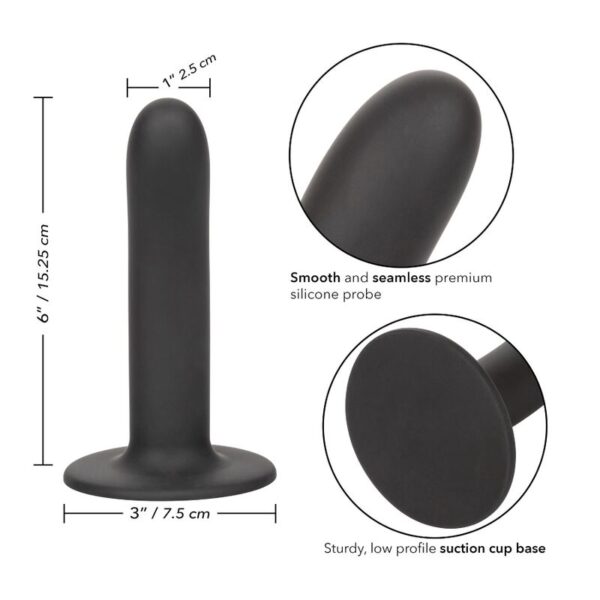 Calexotics - boundless dildo liso 15.25 cm compatible con arnes