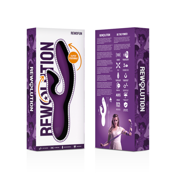 Rewolution - rewofun vibrador flexible con rabbit
