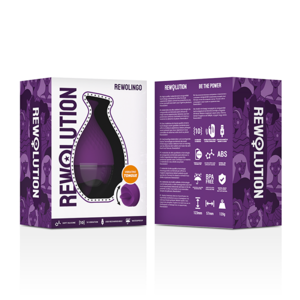 Rewolution - rewolingo vibrador con lengua