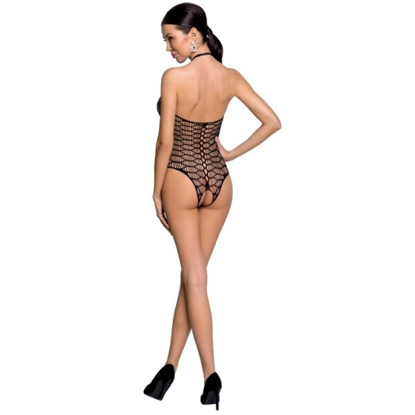 Passion - woman bs087 bodystocking negro talla unica
