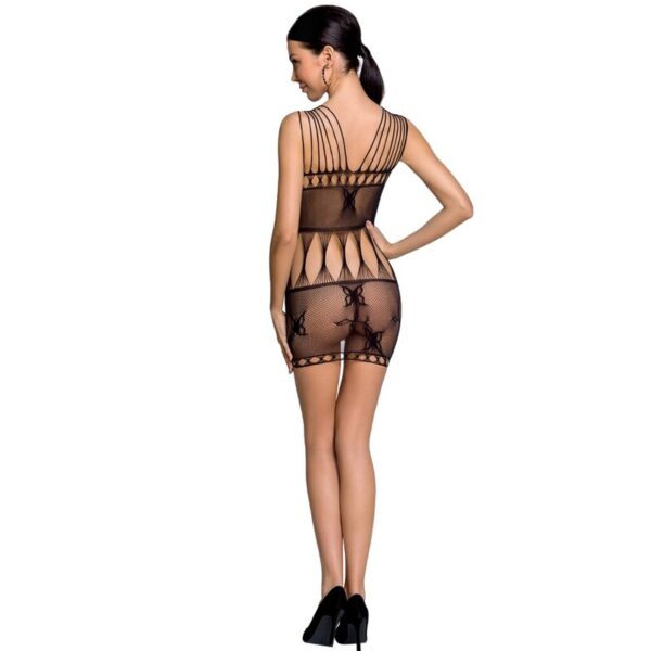 Passion - woman bs090 bodystocking negro talla unica