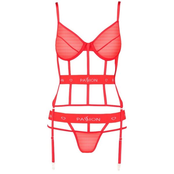 Passion - kyouka corset - rojo l/xl