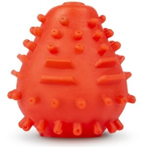 G-vibe - huevo masturbador texturado reutilizable rojo