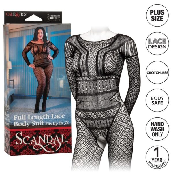 Calexotics - lace body suit talla plus