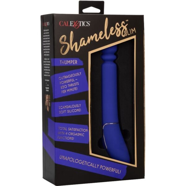 Calexotics - shameless slim thumper masajeador azul