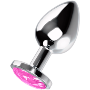Ohmama - plug anal con cristal rosa l