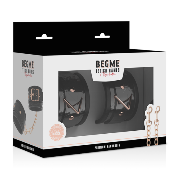 Begme - black edition esposas para manos con forro de neopreno