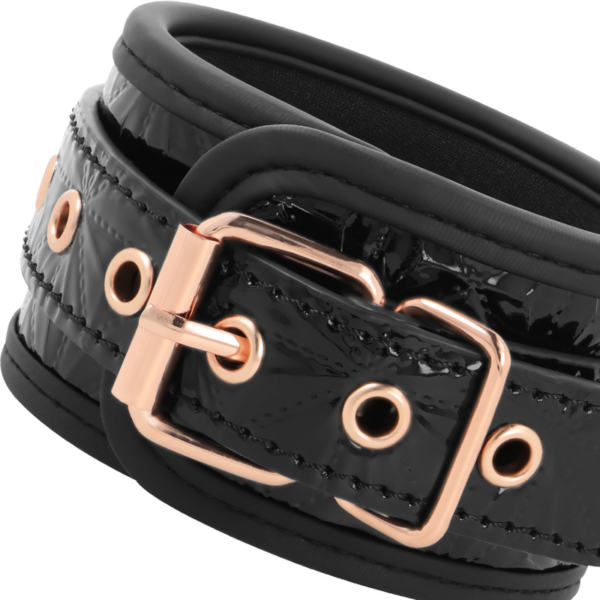 Begme - black edition esposas para tobillos con forro de neopreno