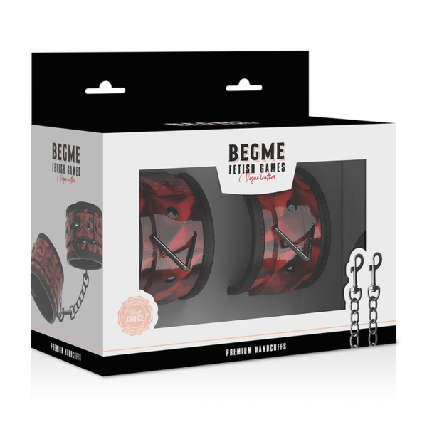Begme - red edition esposas para manos con forro de neopreno