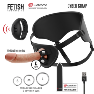 Fetish submissive cyber strap - arnes con dildo y bala control remoto tecnologia watchme l