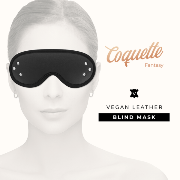 Coquette chic desire - fantasy antifaz cuero vegano con forro de neopreno