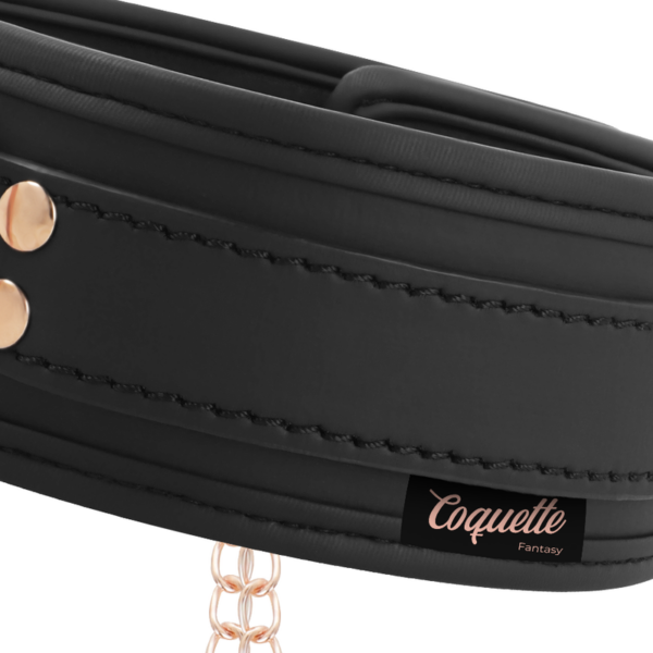 Coquette chic desire - fantasy collar con pinzas pezones con forro de neopreno