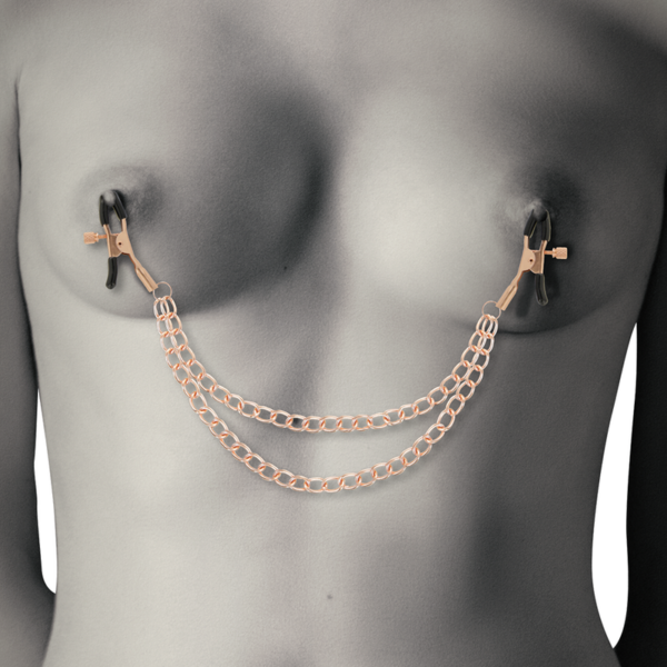 Coquette chic desire - fantasy pinzas metalicas pezones con cadena