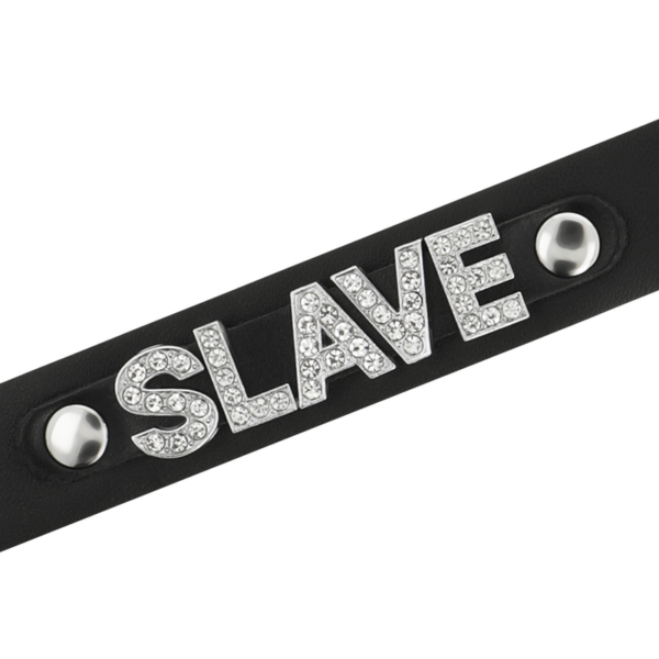 Coquette chic desire - choker cuero vegano slave