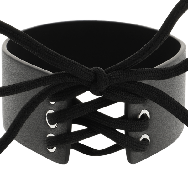 Coquette chic desire - choker cuero vegano
