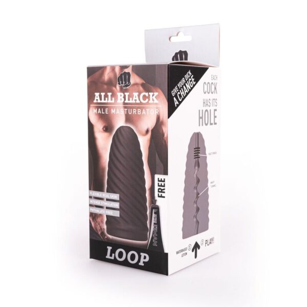 All black - masturbador loop modelo 1