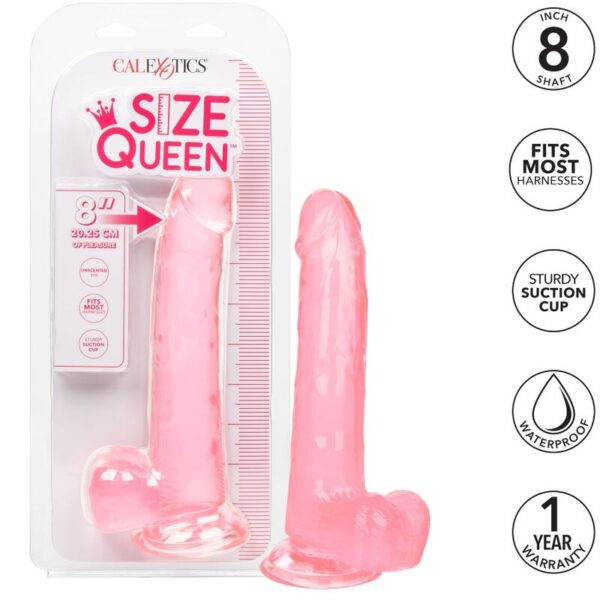 Calexotics - size queen dildo rosa 20.3 cm