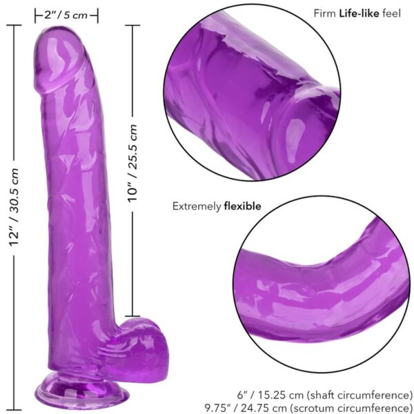 Calexotics - size queen dildo lila 25.5 cm
