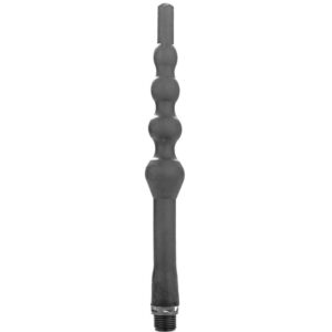 All black - beaded ducha anal silicona 27 cm