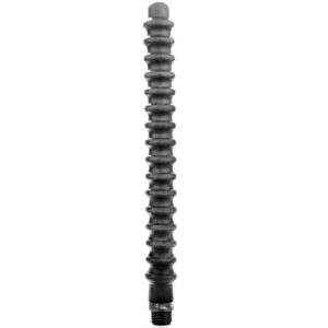 All black - mega ripple ducha anal silicona 28.5 cm