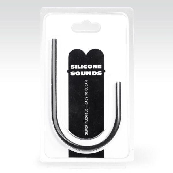 All black - 10 mm sonda uretral silicona