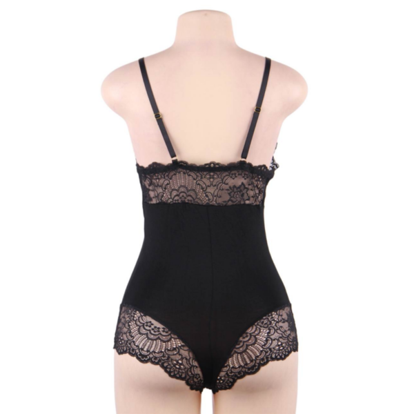 Queen lingerie - teddy de encajes l/xl