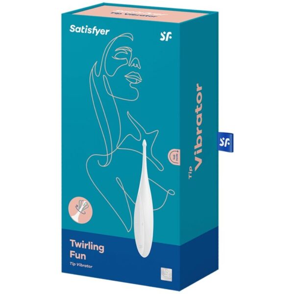 Satisfyer - twirling fun estimulador clitoris blanco