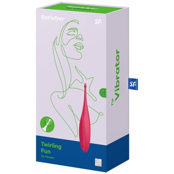 Satisfyer - twirling fun estimulador clitoris rojo