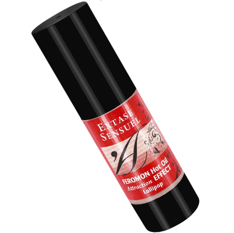 Extase sensual - aceite masaje efecto calor con feromonas piruleta 30 ml
