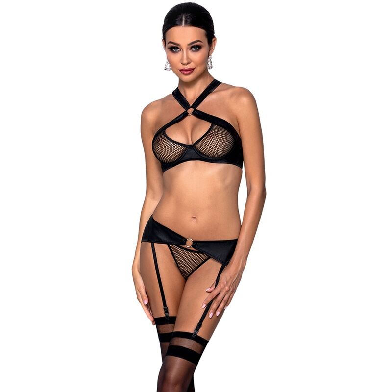 Passion - amanda set cuero ecologico s/m