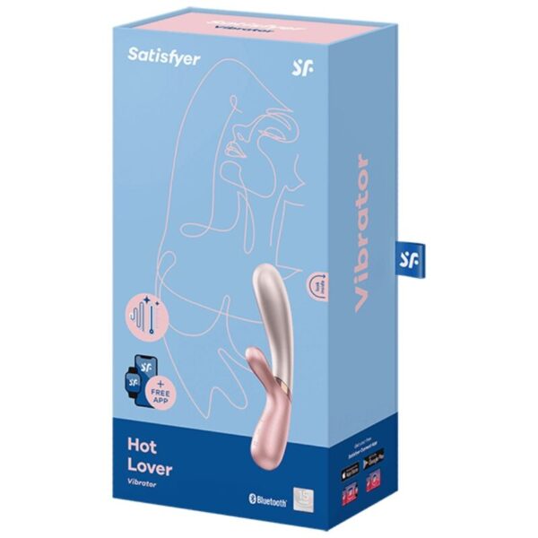 Satisfyer - hot lover vibrador rosa & beige