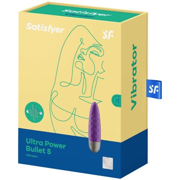 Satisfyer - ultra power bullet 5 bala vibradora violeta