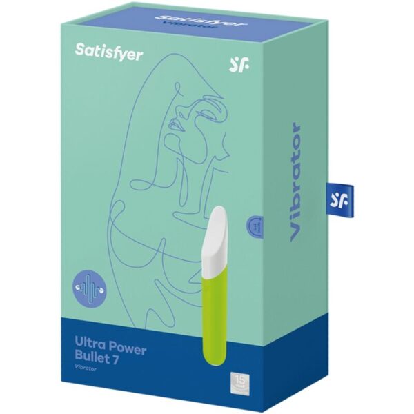 Satisfyer - ultra power bullet 7 bala vibradora verde