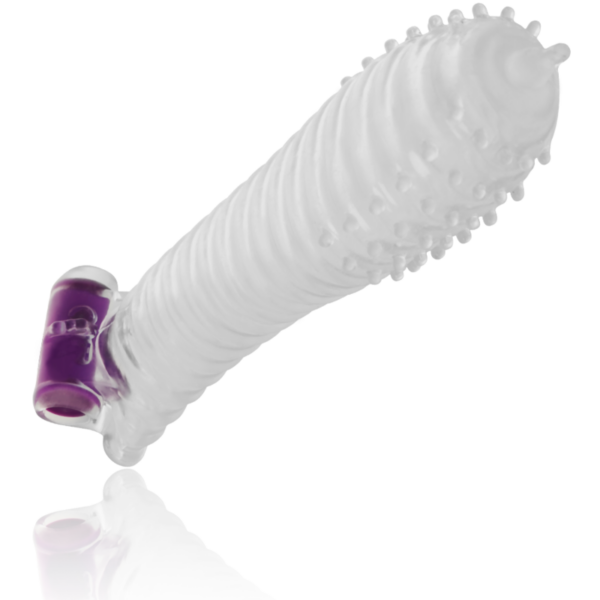 Ohmama - funda texturada pene con bala vibradora