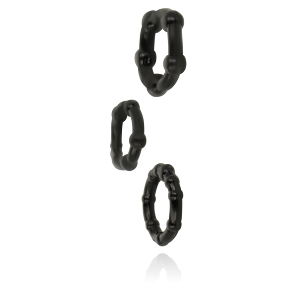 Ohmama - set 3 anillos silicona