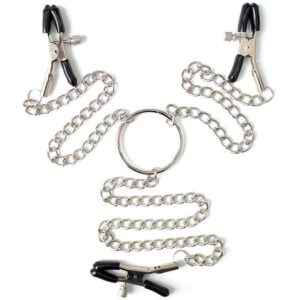 Ohmama fetish - 3 en 1 pinzas pezones metalicas